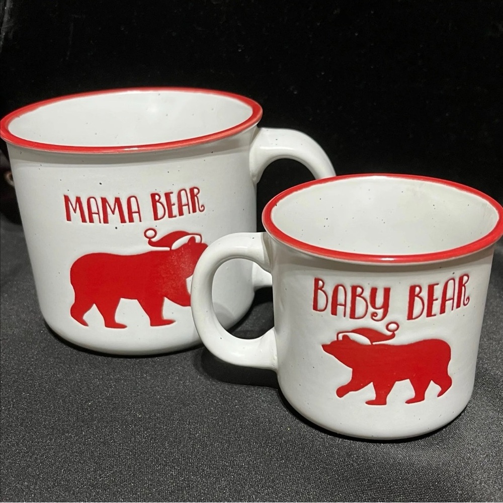Mama Bear and Baby Bear Mug Set